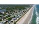 Aerial view of beachfront property location at 6345 River Rd, New Smyrna Beach, FL 32169