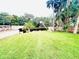 Spacious backyard with lush grass and waterway access at 69 E Bayshore Dr, Port Orange, FL 32127