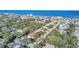 Aerial view showing the property's location near the beach at 806 E 21St Ave, New Smyrna Beach, FL 32169