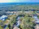 An aerial view of a home among lush greenery with visible pools, offering a sense of privacy in a serene setting at 808 E 19Th Ave, New Smyrna Beach, FL 32169