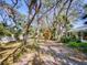 Lush backyard featuring mature trees, lush greenery, and plenty of natural shade at 808 E 19Th Ave, New Smyrna Beach, FL 32169