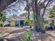 Backyard featuring mature trees, lush greenery, and a cozy tire swing at 808 E 19Th Ave, New Smyrna Beach, FL 32169