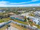 Aerial view of a single Gathering home near the water at 91 Maura Ter, Ponce Inlet, FL 32127