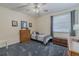 Bedroom with a twin bed, carpet and closet at 150 Wax Myrtle Woods Ct # 7B, Deltona, FL 32725
