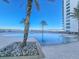 Beautiful pool with a clear view of the city skyline and intercoastal waterway at 231 Riverside Dr # 1509-1, Holly Hill, FL 32117