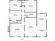 Detailed floor plan showcasing the layout, including bedrooms, bathrooms, kitchen, and living spaces at 2323 Queen Palm Dr, Edgewater, FL 32141