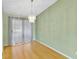 Dining room with hardwood floors, decorative hanging lights and an open feel at 234 Meadow Lake Dr, Edgewater, FL 32141