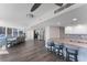 Bright living room with a spacious dining area, stainless steel appliances, and beach views at 2625 S Atlantic Ave # 11Nw, Daytona Beach, FL 32118
