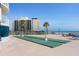 Enjoy ocean views while playing shuffleboard on the rooftop deck, complete with lounge chairs at 2625 S Atlantic Ave # 11Nw, Daytona Beach, FL 32118