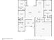 Home floor plan exhibiting layout of bedrooms, kitchen, bathrooms, and living spaces at 3029 Adrian Dr, Ormond Beach, FL 32174