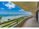 Enjoy ocean views from the spacious covered private balcony at 3255 S Atlantic Ave # 201, Daytona Beach, FL 32118