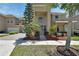 Inviting two-story home with a well-manicured lawn and a charming brick driveway at 3546 Casalta Cir, New Smyrna Beach, FL 32168