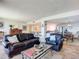 Inviting living room with comfortable furniture and an open flow to other areas at 4445 S Atlantic Ave # 804, Ponce Inlet, FL 32127