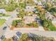 A tranquil neighborhood scene with mature trees, manicured lawns, and beautiful homes, near commercial services at 601 N Peninsula Ave, New Smyrna Beach, FL 32169