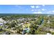 A birds eye view of the surrounding area featuring the local neighborhood at 61 E Bayshore Dr, Port Orange, FL 32127