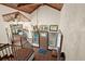 Grand foyer with high ceilings, chandelier, and a staircase leading to a spacious living area at 61 E Bayshore Dr, Port Orange, FL 32127