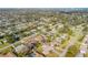 Aerial view of a neighborhood with houses, lawns, mature trees, and streets at 921 Duncan Rd, South Daytona, FL 32119
