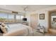 Coastal main bedroom with beach view, light wood accents, and easy access to the hall at 921 N Atlantic Ave, New Smyrna Beach, FL 32169