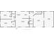 Detailed floor plan featuring multiple rooms and garage, offering a comprehensive view of the home's layout at 923 Locust St, New Smyrna Beach, FL 32169
