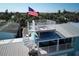 Rooftop deck with spiral staircase and relaxing space at 923 Locust St, New Smyrna Beach, FL 32169