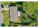 Aerial view of the home showing the roofline and backyard at 1039 Beulah Dr, Edgewater, FL 32132