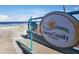 Volusia County, Florida sign overlooking a picturesque beach with ocean views, creating a welcoming coastal scene at 26 Birdie Dr, New Smyrna Beach, FL 32168