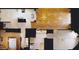 Aerial view of the home's floor plan, highlighting the arrangement of rooms and living spaces at 3 Oceans West Boulevard # 3B1, Daytona Beach Shores, FL 32118