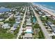 Beautiful aerial view of the neighborhood featuring a community with beach access at 6443 Engram Rd, New Smyrna Beach, FL 32169