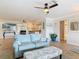 Open concept living area offering seamless transitions to the kitchen and other living spaces, promoting a sense of spaciousness at 86 Rains Ct, Ponce Inlet, FL 32127