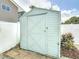 Small metal shed for storage behind the home at 910 Maple St # A & B, New Smyrna Beach, FL 32169