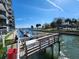 Dock provides easy access to the water for boating, fishing, and enjoying the waterfront lifestyle at this condo at 101 N Riverside Dr # 2090, New Smyrna Beach, FL 32168
