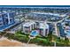 Beautiful aerial view of condos with a shared pool, beach access and shopping close by at 1275 Ocean Shore Blvd # 5050, Ormond Beach, FL 32176