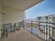 Balcony featuring outdoor seating and ocean and pool views at 1275 Ocean Shore Blvd # 5050, Ormond Beach, FL 32176
