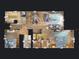 Overhead floor plan depicting the layout of the property, with living room, kitchen, bedrooms, and bathrooms shown at 1275 Ocean Shore Blvd # 5050, Ormond Beach, FL 32176