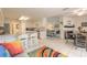 Open concept kitchen, breakfast nook and living space at 15 Katrinas Dr, Ormond Beach, FL 32174