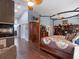 Bright main bedroom with fireplace and lots of closet space at 1715 Fern Park Dr, Port Orange, FL 32128