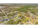 Overhead image of a peaceful neighborhood near a dense forest and the convenience of a nearby highway at 1880 1St Ave, Deland, FL 32724