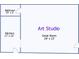 An art studio plan view shows a bathroom, kitchen, and great room area at 191 Howes St, Oak Hill, FL 32759