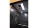 Modern bath featuring black finishes, glass shower, and designer fixtures at 1948 Spruce Creek Lndg, Port Orange, FL 32128