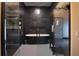 Modern bathroom with a soaking tub, decorative lighting, and glass enclosed shower at 1948 Spruce Creek Lndg, Port Orange, FL 32128