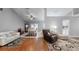 Comfortable and spacious living space featuring hardwood floors and stylish decor at 2307 Needle Palm Dr, Edgewater, FL 32141