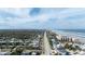 Beautiful aerial view of the beach and the city at 2401 S Atlantic Ave # A604, New Smyrna Beach, FL 32169