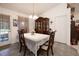 Comfortable dining area with classic wooden furniture and elegant decor at 2576 Shilo Glynn Ln, New Smyrna Beach, FL 32168