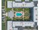 This complex offers a pool, putting green, bocce ball court and waterfront docks for boaters at 315 N Causeway # C402, New Smyrna Beach, FL 32169