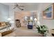 Bright and airy living room featuring stylish furnishings and a comfortable layout at 4322 Sea Mist Dr # 4322, New Smyrna Beach, FL 32169