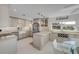 Modern kitchen featuring stainless steel appliances, granite countertops, ample storage, and a wine rack at 4624 Van Kleeck Dr, New Smyrna Beach, FL 32169