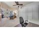 Open-concept living area with lots of closet space and natural light at 4624 Van Kleeck Dr, New Smyrna Beach, FL 32169