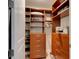 Well-organized closet features custom shelving and ample storage space at 5 Riverwalk Dr # 506, New Smyrna Beach, FL 32169