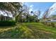 Spacious backyard with lush grass and mature trees, perfect for outdoor activities at 526 Powers Ave, Port Orange, FL 32127