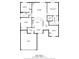 Detailed floor plan showcasing the layout of the home, including bedrooms, bathrooms, kitchen, living spaces, and garage at 5424 Frederick Lake Dr, Port Orange, FL 32128